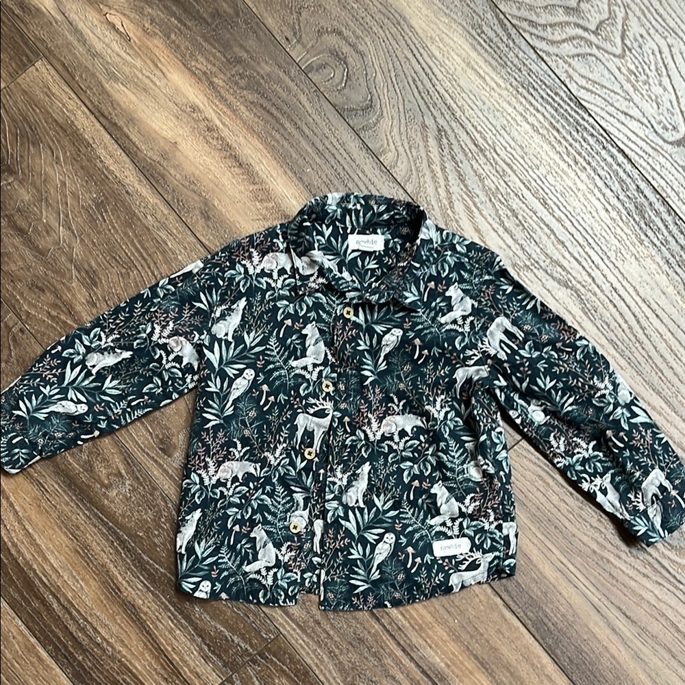 Newbie Leafy Print Shirt